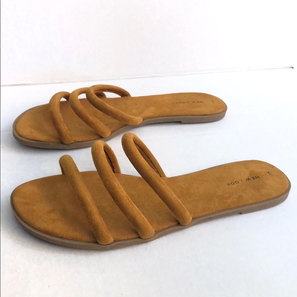 new look flat sandals